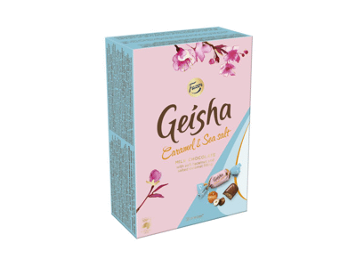 Saldainiai GEISHA su karamelės ir jūros druskos įdaru, 150 g