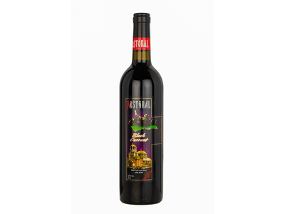 Vaisių ir uogų vyno gėrimas PASTORAL Black Currant, raudonasis, pusiau saldus, 8,5%. 0,75 l