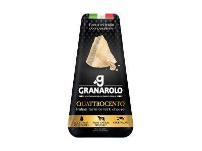 Kietasis sūris QUATTROCENTO GRANAROLO, 42,5 % rieb. s. m., 150 g