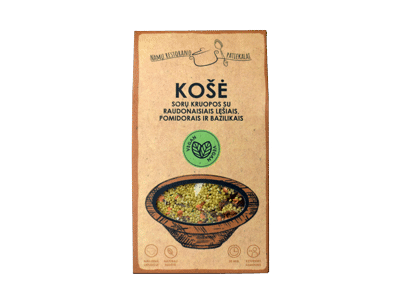 Sorų kruopų košė NAMŲ RESTORANO PATIEKALAI su lęš.ir bazil., 250 g