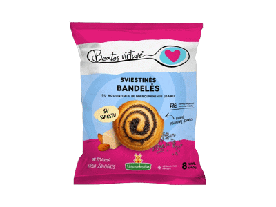 Šald. sviest. bandelės su aguonų, marcip. įd. BEATOS VIRTUVĖ, 320 g