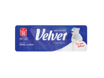 Tualetinis popierius Veltie Comfort 10 vnt. 3 sl. 200 lap.