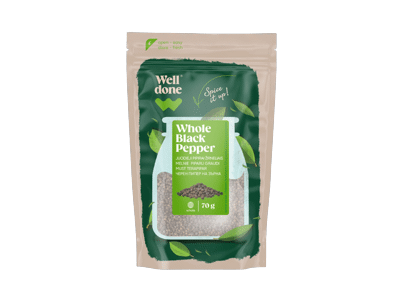 Juodieji pipirai WELL DONE, 70 g
