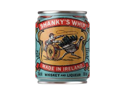 Viskis SHANKY'S Whip Black Irish Whiskey Liquer 33%, 100 ml