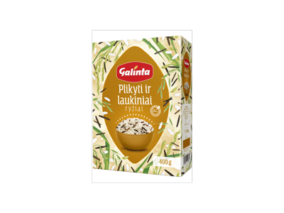 Plikyti ir laukiniai ryžiai GALINTA, 400 g