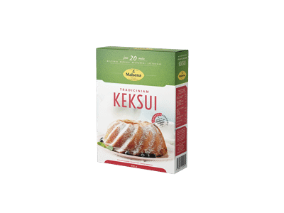 Miltinis mišinys MALSENA tradiciniam keksui kepti, 400 g