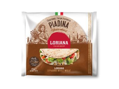 Itališka plokščia pilno grūdo duona, 225 g