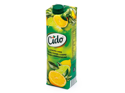 Geltonųjų ir žaliųjų citrinų gėrimas CIDO, 1 l