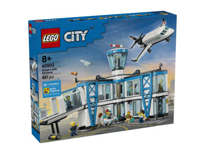 Konstruktorius LEGO Oro Uostas su Lėktuvu 60502