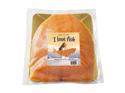 Sūdyta atlantinių lašišų filė, pjaustyta, 500 g