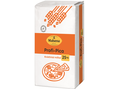 Kvietiniai miltai picai PROFI, 550D, 25 kg