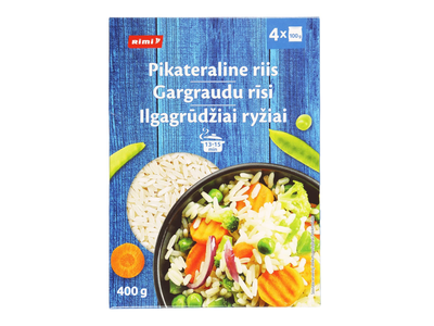 Ilgagrūdžiai ryžiai RIMI, 4 x 100 g