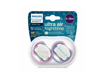 Naktinis čiulptukas mergaitėms PHILIPS AVENT, 6-18 mėn., 1 vnt.