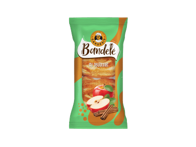 Bandelė su obuoliais, 100 g