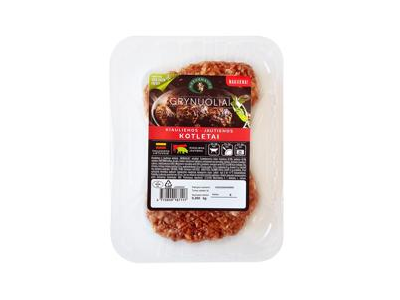 Švieži kiaulienos ir jautienos kotletai GRYNUOLIAI, 260 g