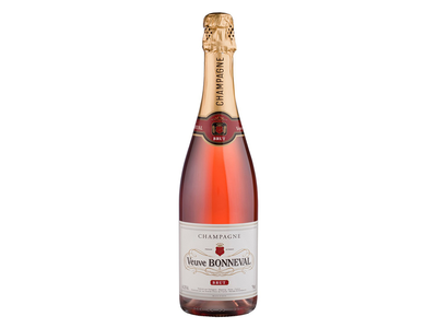 Šampanas VEUVE BONNEVAL Rose, 12,5%, 0,75 l
