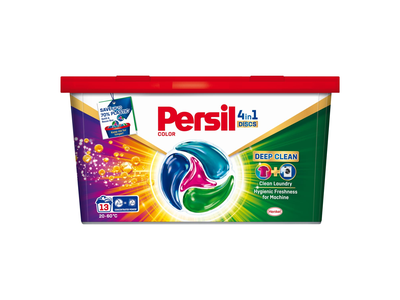 Skalbimo kapsulės PERSIL DISCS COLOR, 13 sk.