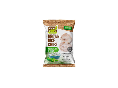 Rice up Chips Cream & Onion 60 g