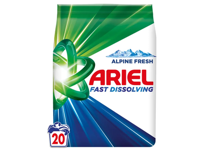 Skalbimo milteliai ARIEL Alpine Fresh, 20 skalb., 1,1 kg