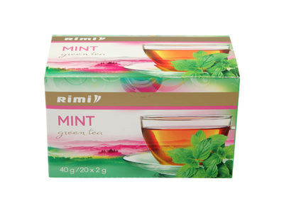 Žalioji arbata su pipirmėte RIMI, 40 g