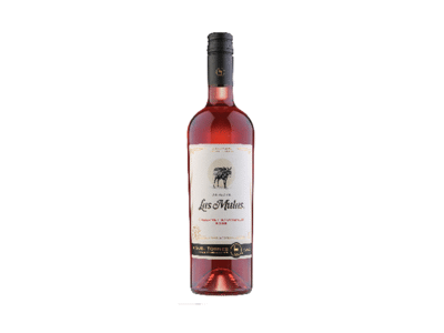 Ekologiškasis rausvasis sausas vynas LAS MULAS ROSE, 750 ml