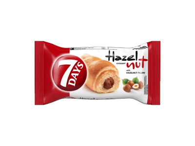 Raguolis 7DAYS su lazdynų riešutų skonio įdaru, 60 g