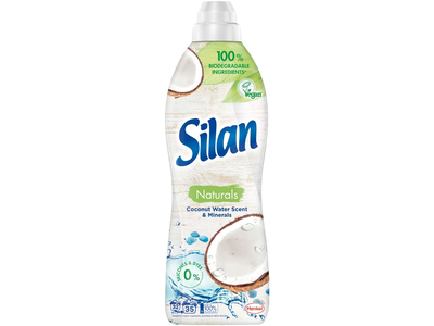 Skalbinių minkštiklis SILAN Coconut Water Scent & Minerals, 35 skalbimai, 770 ml