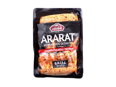 Virtos kepamosios dešrelės ARARAT kepimui GRILL MANIJA, 370 g