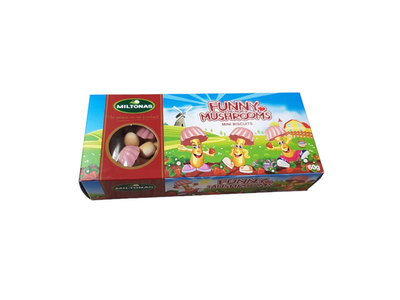 Sausainiai GRYBUKAI FUNNY MUSHROOMS braškių sk., 60 g