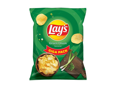 Bulvių traškučiai, svogūnų laiškų skonio LAY'S, 250 g