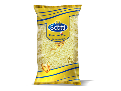 Ilgagrūdžiai ryžiai SCOTTI, plikyti, 5 kg