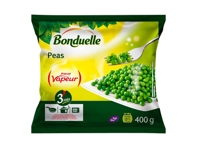 Šaldyti žalieji žirneliai BONDUELLE VAPEUR, 400 g