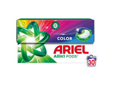 Skalbimo kapsulės ARIEL COLOR, 30 vnt