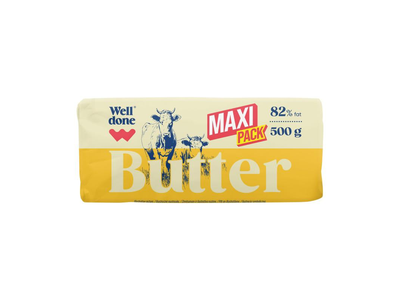 Sviestas WELL DONE, 82 % rieb., 500 g
