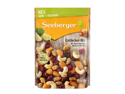 Šilkm. uogų ir rieš. mišinys SEEBERGER, 150 g