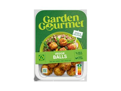 Sojų, kviečių balt. kukuliai su mork., žirn. GARDEN GOURMET, 200 g