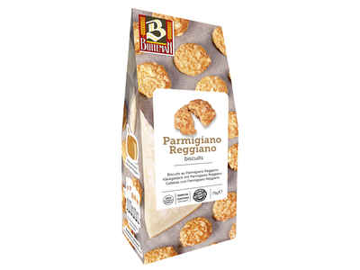 Sūrio sausainiai BUITEMAN, su Parmigiano Reggiano sūriu, 75 g