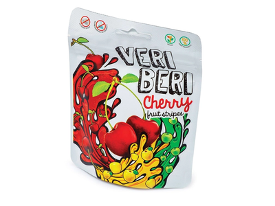 Vyšninės vaisių juostelės VERI BERI, 50 g