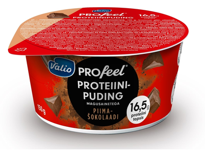 Baltyminis pudingas Valio PROFEEL, pieniško šokolado skonio su saldikliais, 150g