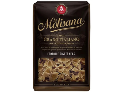 Pilno grūdo makaronai LA MOLISANA FARFALLE, 500 g