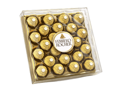 Šokoladiniai saldainiai FERRERO ROCHER, 300 g