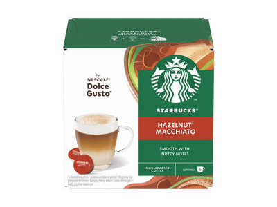 Kavos kapsulės STARBUCKS HAZELNUT MACCHIATO NESCAFE, 123 g