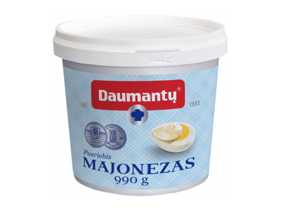 DAUMANTŲ KLASIKINIS majonezas, 34 % rieb., 990 g