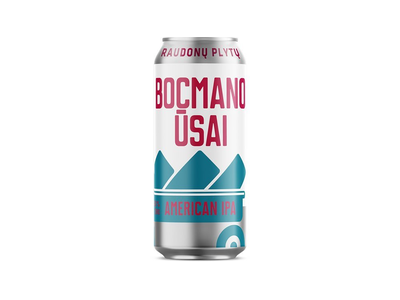Alus RAUDONŲ PLYTŲ BOCMANO ŪSAI, 6,0 %, 0,5 l