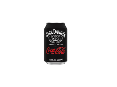 Alkoholinis kokteilis JACK DANIEL'S ir COCA COLA, 5%, 330 ml