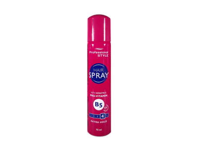 Stiprios fiksacijos plaukų lakas PROFESSIONAL, 75 ml