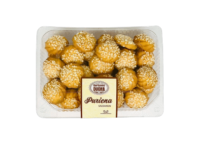 GARLIAVOS DUONOS sausainiai PURIENA, 500 g