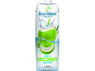 Kokosų vanduo COCO ISLAND, 1 l