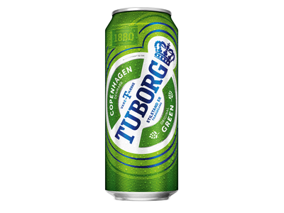 Alus TUBORG Green, 4,6%, 0,568 l, skardinė