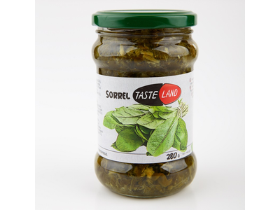 Konservuotos rūgštynės TASTELAND, pjaustytos, 280 g